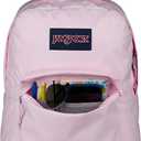 JanSport SuperBreak One Backpack - Durable, Lightweight Bag with 1 Main Compartment, Front Utility Pocket with Built-in Organizer, Premium Backpack, Pink Ice