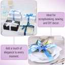 Mr. Pen- Satin Ribbon, 6 Rolls, 1 Inch, 5 Yards/Roll, Shades of Blue Satin Ribbon 1 Inch