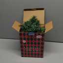 2Pack Lighted Christmas Garland, 15FT Pre-Lit Christmas Garland with Lights Plug in for Stairs Railing Party Holiday Door Outdoor Indoor, Artificial Xmas Greenery Green Garlands Decorations Decor