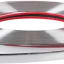 Automotive Chrome Trim Molding, 0.25 inch Wide DIY Moulding Trim Strip Line Decoration for Car or Truck Door Window Side Scratchproof (16.4 ft, Silver)
