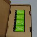 Amazon Basics 4-Pack Rechargeable 9 Volt Ni-MH Batteries, 200 mAh, Pre-Charged, Long Lasting Power, Recharge up to 1000x Times