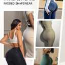 Padded Underwear Butt Lifting Panties Butt Lifter Built-In Fake Butt Pads Tummy Control Shapewear for Women (Black, L)