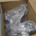 Baderke Clear Plastic Cups with Strawless Sip Lids Disposable Round Bottom Togo Cups for Coffee Smoothie Cold Beverage Coffee Shops and Party Catering(16 oz,100 Pcs)