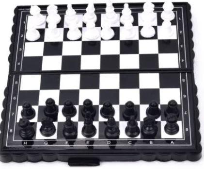 Portable Magnetic Chess Set Mini Portable Folding Chess Board