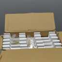 10 Pack Wooden Christmas Tree Fence,Extre Height 16” Christmas Tree Gate, White Fence for Cat, Small Dog, Suit for New Year Decoration