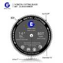 14 in Metal Circular chop Saw Blade for Evolution Saw Carbide Cutting Blade