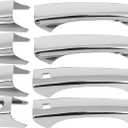 OCPTY 4PCS Door Handle Covers for Jeep Grand for Cherokee for Dodge for Durango 11-19 Driver Side & Passenger Side Door Pull Handle Covers
