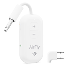 AirFly Pro 2 Deluxe – Bluetooth Adapter for Airplane, Pair 2 AirPods or Wireless Headphones – 3.5mm AUX Bluetooth Transmitter/Receiver for Cars, Boats, Treadmills, TVs – Airplane Travel Essentials