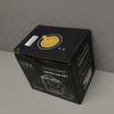 LUKA Ceramic Coffee Espresso Cups with Saucers Set with Metal Holder, 4 oz Porcelain Demitasse Cups For Tea, Espresso, Latte, Coffee, Cafe Mocha, Set of 6, White