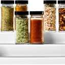 madesmart 3-Tier Expandable Spice Rack Organizer, Pantry & Countertop Organizer, 15 Inch Tiered Shelf, Slip-Resistant Design for Jars and Bottles, White