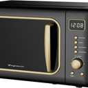 FRIGIDAIRE EMW788RETRO 0.7 cu. ft. Retro Microwave, Black-Gold
