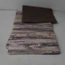 KIMODE Anti Fatigue Kitchen Mats for Floor 17"x47"+17"x29", Abstract Farmhouse Kitchen Rugs, Non Slip Waterproof Kitchen Floor Mats, Comfort Standing Mats for Laundry Office Sink Desk Black Grey