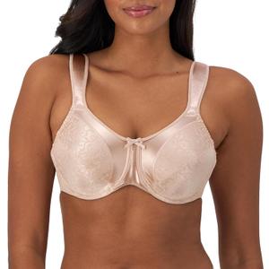 Bali Women's Satin Tracings Minimizer Underwire Bra (36D)
