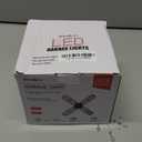 PINSAI LED Garage Light, Super Bright Screw in E26/ E27 Ceiling Shop Work Lamp, 200W 20000 Lumen Deformable Basement Bulb Fixture with 8 Adjustable Panels, Lighting for Workshop, Attic