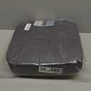 Toddler Booster Seat for Kitchen Chair, 3.5" Oxford Foam Cushion, Non-Slip Base, Adjustable Straps, Portable Dining Booster for Self-Feeding Toddlers at Home or on The Go (Dark Grey)