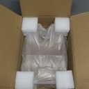 Mifoci Acrylic Bar Caddy with 6 Compartments, Bar Caddy Napkin & Straw Holder Organizer Cocktail Napkin Holder Condiments for Home Office Kitchen Countertop (Clear, 10.6 L x 5.5 W)