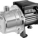 Lanchez 1/2 HP Shallow Well Garden Pump, Portable Stainless Steel Water Transfer Draining Irrigation Pump for Lawn Fountain, 960 GPH, 125 Feet Height