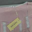 Ekouaer Long Nightgowns for Women Cotton Nightgown Short Sleeve Sleepdress with Pockets Full Length Sleepshirt Pink S
