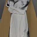 DWR Luxury Feather Down Fiber Comforter King Size, UltraSoft Egyptian CottonBlend Fabric, High FP Medium Weight for All Season Hotel Style Fluffy Duvet Insert with Ties (106"x90", White)