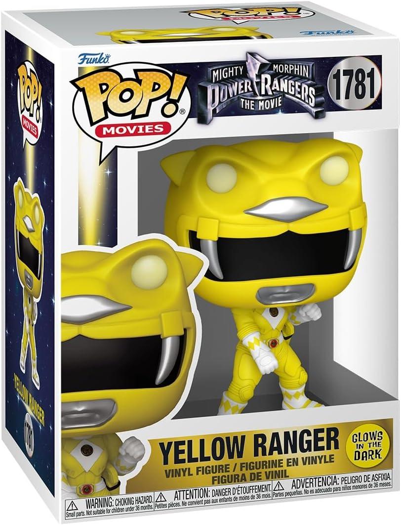 Funko Pop! Movies: Mighty Morphin Power Rangers: The Movie - Yellow Ranger - Power Rangers Movie - Collectable Vinyl Figure - Gift Idea - Official Merchandise - Toys for Kids & Adults - Movies Fans