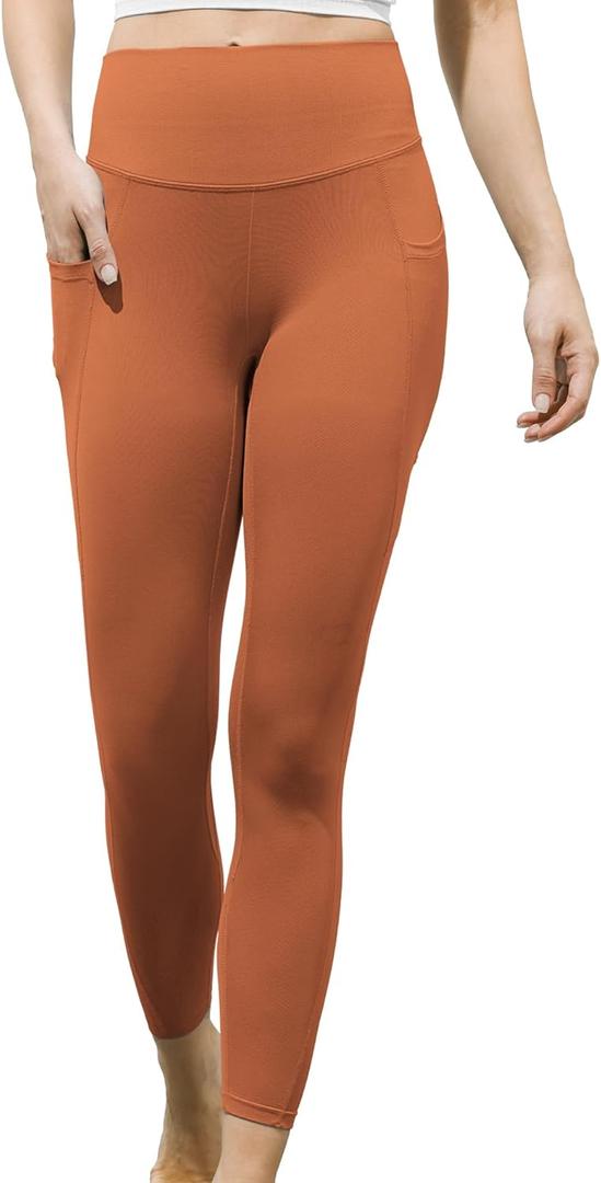 SIXIM Scrunch Butt Leggings for Women High Waisted Seamless Workout Leggings Athletic Gym Yoga Pants (Orange, L)