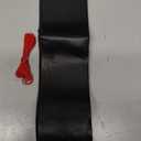 BELINOUS Leather Steering Wheel Cover Lace Up, Stitch On Wrap, Universal Fit 13-20 inch Car Truck SUV Pickup Boat, A Whole Piece of Cowhide, DIY Stitch w/Needle Thread (Size XL1, Black and Red)