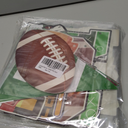 Mulbozy Game Time Football Banner, 8 Ft Football Party Banner Decoration, Football Garland Pennant Banners for Birthday, Sports Fantasy Football Party Decor, Pack of 2 