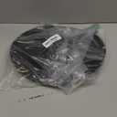 PATIKIL 12 Inch Diameter Lamp Base Felt, 5Pack 2mm Thickness Round Soft Adhesive Non-Slip Anti-Scratch Backed Felt for Lamp Furniture DIY Craft, Black