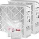 Honeywell 16x20x4 AC Furnace Air Filter Replacement - FC100A1003 HVAC Furnace Filters Merv 11 Filter Media, AC Filter with Homequip Disposal Bag, 2-Pack (Actual Size: 15.94 x 19.75 x 4.38 Inches)