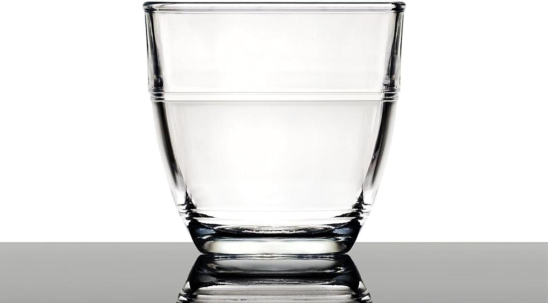 Duralex Le Gigogne Tumblers, 5 5/8 oz. / 16 cl Set of 6, Clear