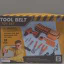 JOYIN 19Pcs Kids Tool Set, Construction Belt & Electronic Drill, Pretend Role Play Toddler Power Toy for Boys Girls, Easter Basket Stuffers Birthday Gifts Outdoor Preschool Ages 3 4 5 6 7 Years Old