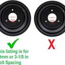 RedCap 16x8-7 Tubeless Tire with Wheel Rim Assembly Front Rear Wheel, 7 x 5" 3 Bolt Rim Spacing 79mm Compatible for Taotao Kandi Redcat Sunl Kazuma 70cc 110cc 125cc Off-Road UTV ATV Go-Karts - (Right)