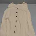 GRAPENT Semi Formal Dresses for Women Summer Dress with Pockets Linen Shift Vacation Womens Outfits Trendy Dresses, Beige, S, US Size 4 to 6, S