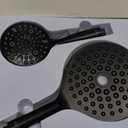 MakeFit Dual Filtered Rain Shower Head Combo, High Pressure Handheld Shower Head with Adjustable Bar - Rainfall Shower Head And Showerhead with Filter for Hard Water - Removes Chlorine (Matte Black)