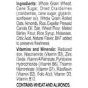 Great Grains Cranberry Almond Crunch Breakfast Cereal for Adults, Dried Cranberries and Almonds, Made with Whole Grain, Non-GMO, Heart Healthy, 14 OZ Box (EXP 02/02/27)