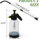 Handheld Pump Sprayer for Hanging Plants with 24.4" Long Spout, Watering Bottle Sprayer for Watering Hanging Plant Basket, Hard to Reach High Plant for Indoor or Garden 2L(0.5Gal)