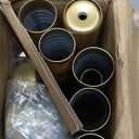 OLV Gold Curtain Rods for Windows 48 to 84 Inch, 1 Inch Adjustable Heavy Duty Decorative Window Treatment Rods with Modern End Cap Design, Easy Install Drapery Pole for Living Room, Bedroom, Kitchen (36''-88'' (1 Pack))