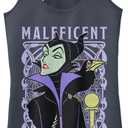 Disney Women's Villains Maleficent Color Junior's Racerback Tank Top, M