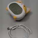 AVEKI Alarm Clocks for Kids - Cute Dog Clock with Night Light, 6 Alarm Tones, Snooze, Timer, Date and Temperature Display - Rechargeable Battery Operated Digital Clocks for Bedroom Kids Room (Corgi)