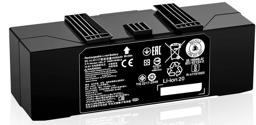 ABL-F battery replacement for iRobot Roomba i8 i8+ i7 i7+ 7150 7156 7550 7558 i6 i4 4150 i4+ 4550 i3 i3+ 3150 3158 3550 3556 3558 e5 e5150 e5152 e5154 e5158 e6 6198 e6198 High Capacity 6000mAh