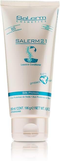 SALERM - Instant Hair Conditioner 21 Silk Protein - 200 ml - Leave-In or Rinse-Out Conditioner - with Silk Proteins - Heat Protector and Hydrating