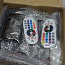 5W RGB Retaining Wall Lights 7 inch LED Hardscape Lighting Color Changing Low Voltage Landscape Paver Lights 12V Step Lights Outdoor Waterproof Stair Deck Lighting (12 Pack+Connectors)