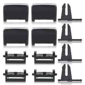 AUTOKAY A/C Air Vent Outlet Tab Clip Kit Fit for Mercedes-Benz W166 ML350 GL350 GL450 4pcs Rear Row Left Right Front Center Control A1668300254