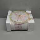 PoKat 20.75" Small Modern Ceramic Table Lamps Set of 2 for Bedroom, White Bedside Lamps for Night Stands, Farmhouse Desk Decor Gift Nightstand Table Lamps for Living Room End Table Beige