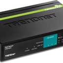 TRENDnet 8-Port PoE Switch, TPE-S44, Ethernet Splitter, 30W Power Budget, 1.6 Gbps Switching Capacity, 10/100Mbps, NDAA & TAA Compliant, Lifetime Manufacturer Protection