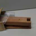 Ripeng Gong Chimes Wood Stand for 14 to 22 Gongs with Base for 1 Gong or 5 Chimes Wood Drum Stand with Brake Pulley for Sound Therapy and Meditation(Brown, Style A)