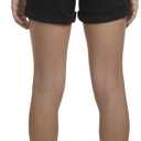 Levi's Girl's Girlfriend Fit Denim Shorty Shorts (8, Black)