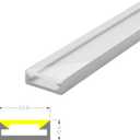 Silicone LED Channel System, NEON Tube for 10mm DIY LED Rope Light Strip, Aluminum Profile New Substitutes, Waterproof IP67,13x5mm 16.4FT/5M Suit for Indoor Outdoor Flexible LED Light Strip Lighting