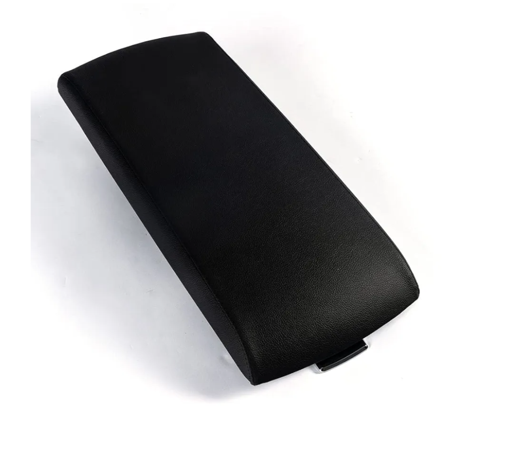 Black Center Console Lid Armrest Kit Compatible with 2013 2014 2015 2016 2017 Ford Flex