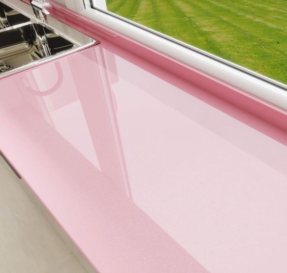 Amiya Pink Glossy Contact Paper Shiny Peel and Stick Wallpaper SelfAdhesive for Countertops, Furniture, Cabinets, Waterproof, Removable, Easy to Apply, Decorative Vinyl Wrap15.7”X78.7”